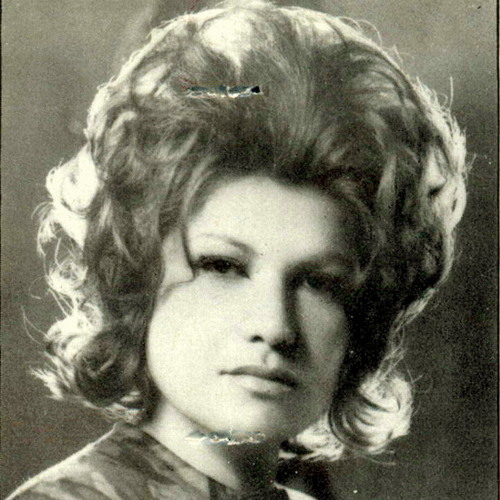 A woman with long hair and big curls in the 1 9 6 0 's.